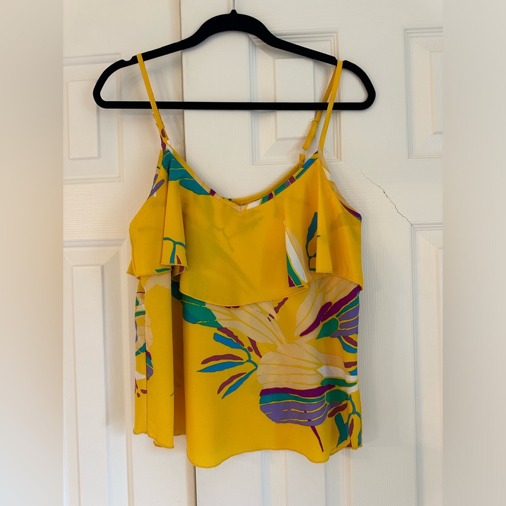 Yellow Floral Tank